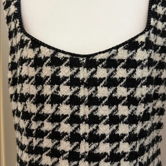 NWT Antonio Melani Wool Blend Houndstooth Dress - Picture 6 of 8
